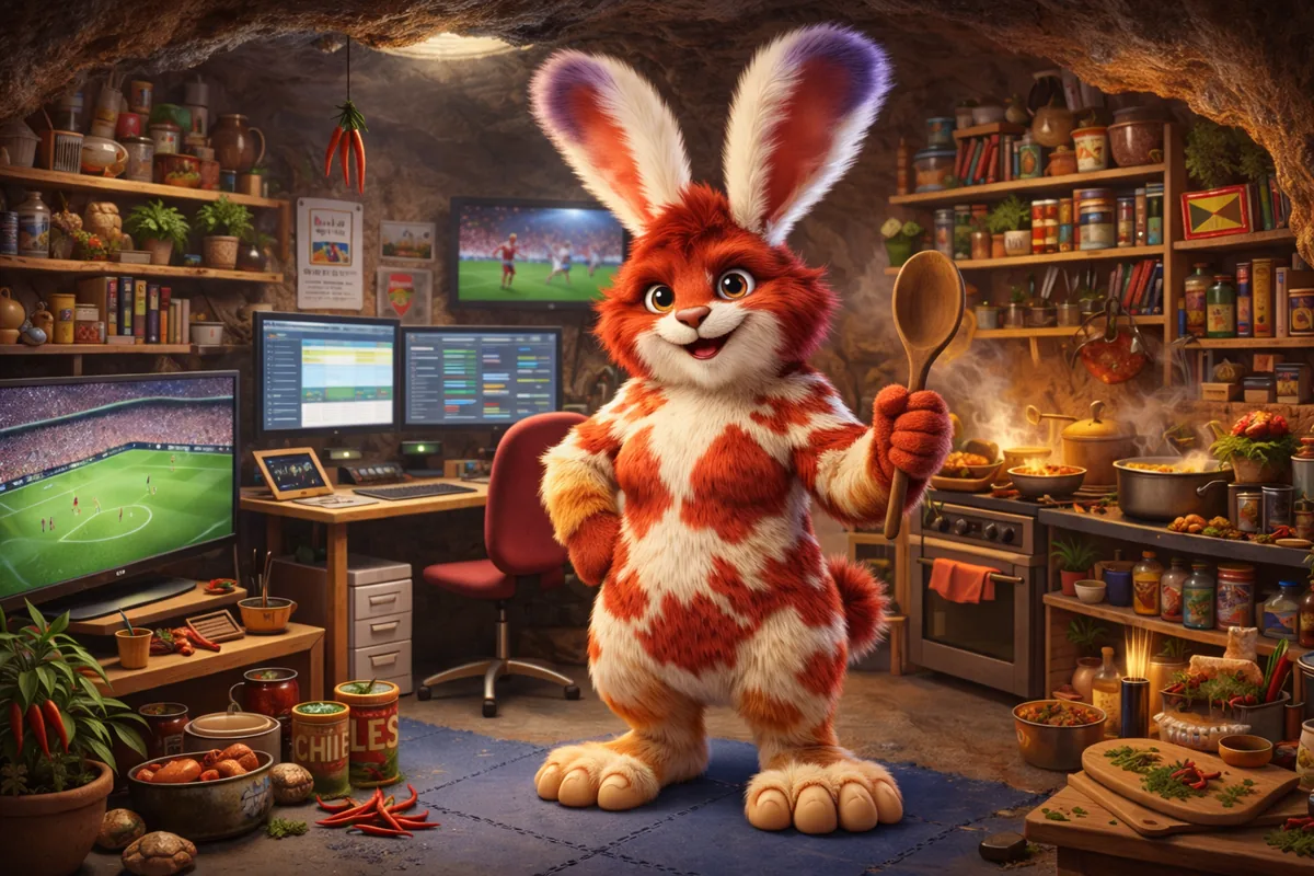 Auntie Ro-Ro at home in their cave in Cheddar Gorge
